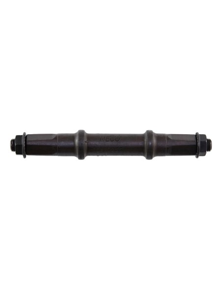 Cotterless B.B Axle Square Nut Style 121.5mm Black.